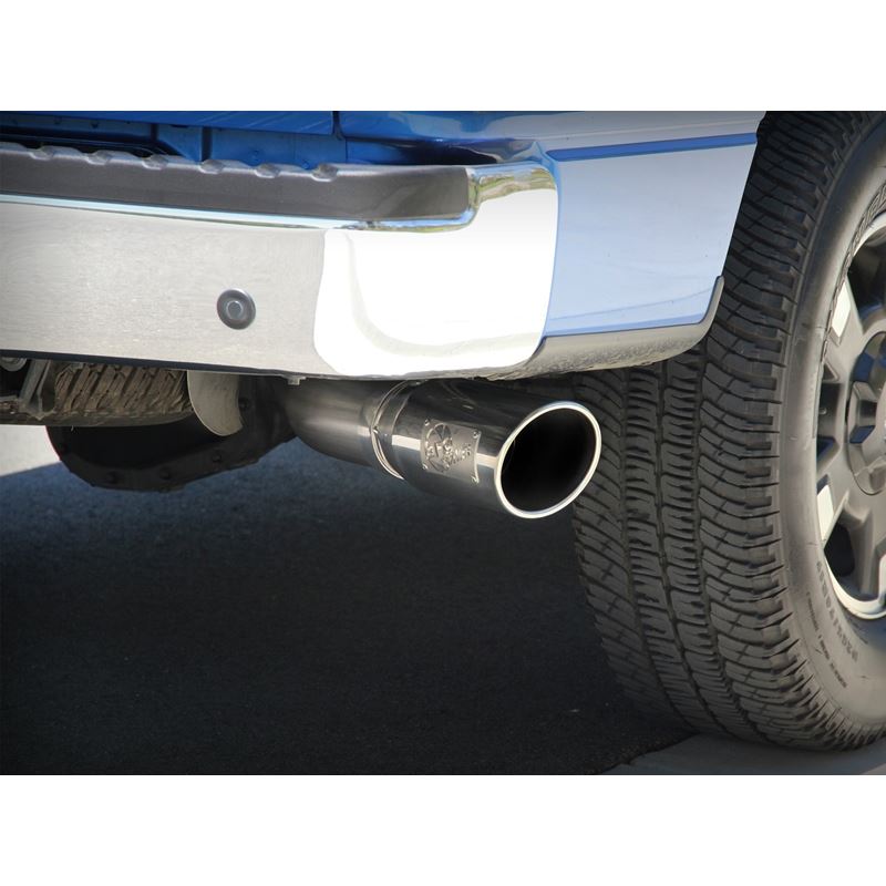 aFe MACH Force-Xp 4 IN 409 Stainless Steel Cat-Back Exhaust System w/Polished Tip (49-43041-P)