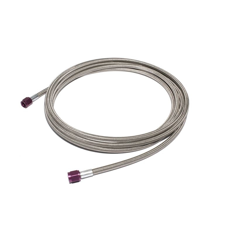 ZEX 18 (ft) Long -4AN Braided Hose with Purple Ends (NS6669)