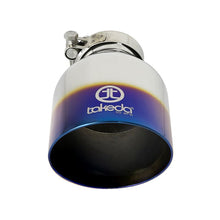 Load image into Gallery viewer, Takeda 304 Stainless Steel Clamp-on Exhaust Tip Blue Flame (49T25454-L07)