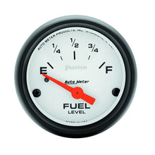 Load image into Gallery viewer, AutoMeter Phantom 2-1/16 inch Fuel Level Gauge (5717)