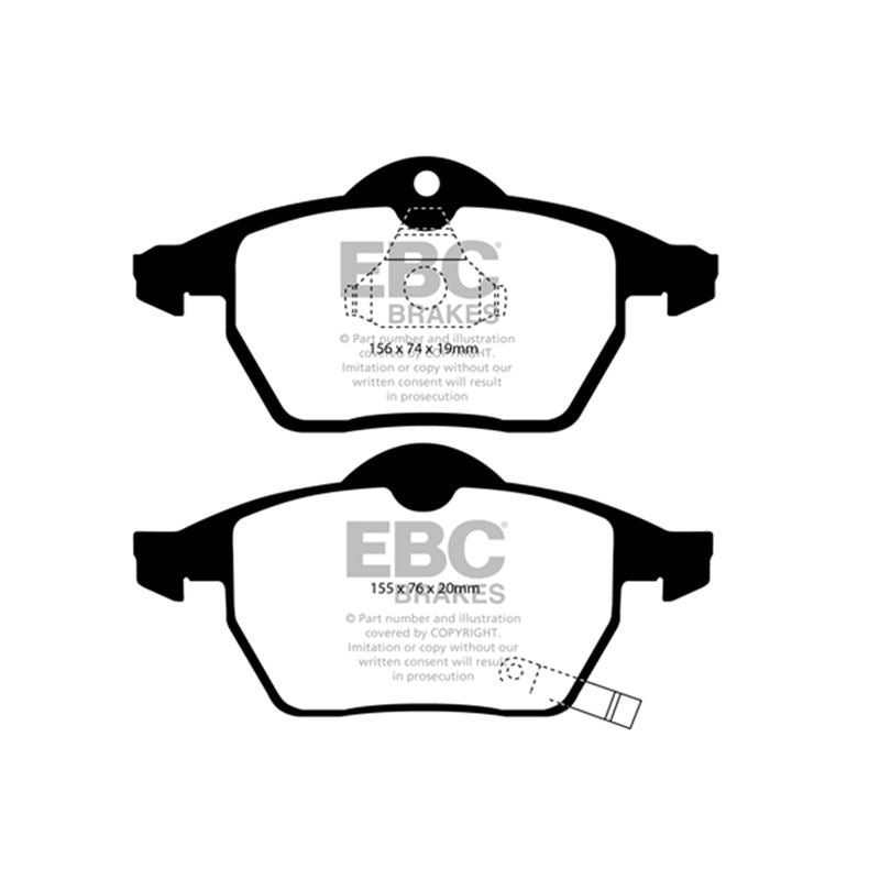 EBC Greenstuff 2000 Series Sport Brake Pads (DP21443)