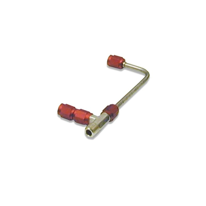 Nitrous Express 4500 Gemini SS Solenoid to Plate Connectors - Red (Old Style Plate) (15717)