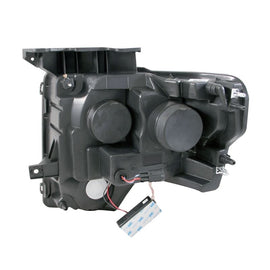 ANZO USA 2009-2014 Ford F-150 Projector Headlights w/ Halo Chrome (CCFL) G2 (111297)