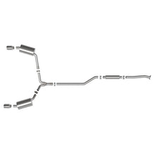 Load image into Gallery viewer, Takeda 2-1/2 IN to 2-1/4 IN 304 Stainless Steel Cat-Back Exhaust System Polished (49-36629-P)