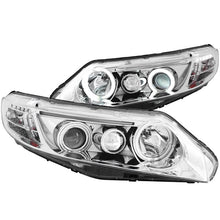 Load image into Gallery viewer, ANZO USA 2006-2011 Honda Civic Projector Headlights w/ Halo Chrome (CCFL) (121061)