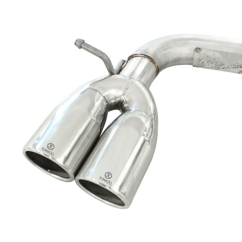 Takeda 2-1/2in 304 Stainless Steel Axle-Back Exhaust Systems (49-36018)