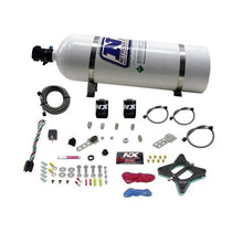 Load image into Gallery viewer, Nitrous Express 96-04 Ford Mustang 4.6L 2 Valve Nitrous Plate Kit w/15lb Bottle (20946-15)