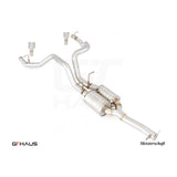 GTHAUS American GTC VC - Roar Super Racing series Exhaust; 2x130mm (Round Split); Titanium (DD0512834)