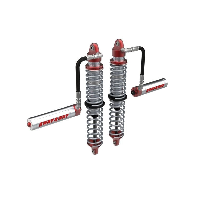 aFe 14-16 Polaris RZR 925/1000cc Sway-A-Way 2.5 Front Coilover Kit w/ Remote Reservoirs and Comp Adj (851-5600-01-CA)