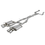 aFe MACH Force-Xp 3 IN 304 Stainless Steel Cat-Back Exhaust System w/ Polished Tip (49-34078-P)