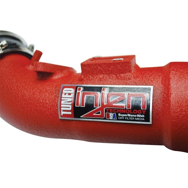 Injen 2017-2018 Honda Civic Type R 2.0T Wrinkle Red Short Ram Air Intake (SP1583WR)