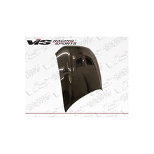 Load image into Gallery viewer, VIS Racing EVO Style Black Carbon Fiber Hood (99MTGAL4DEV-010C)