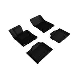 3D Maxpider KAGU Floor Mat, BLACK, 1ST ROW/2ND ROW (L1MN00901509)