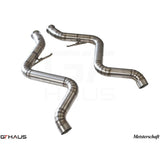 GTHAUS Section 2 Bolt-on SR Connecting Pipes upgrade Titanium for 2008-2012 BMW M3(BM0504006)