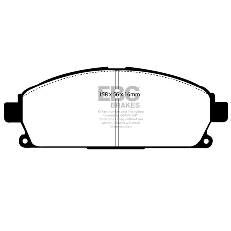 EBC Greenstuff 2000 Series Sport Brake Pads (DP21247)