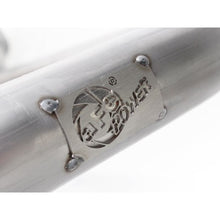 Load image into Gallery viewer, aFe Twisted Steel 2 IN to 2-1/2 IN 409 Stainless Steel Street Series Y-Pipe (48-46207)