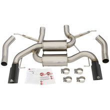 Load image into Gallery viewer, aFe MACH Force-Xp 2-1/2in 304 Stainless Steel Axle-Back Exhaust System w/Black Tip (49-36327-B)