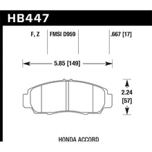 Load image into Gallery viewer, Hawk Performance HPS Brake Pads (HB447F.667)