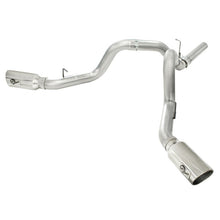 Load image into Gallery viewer, aFe ATLAS 4 IN Aluminized Steel DPF-Back Exhaust System w/Polished Tip (49-04043-P)