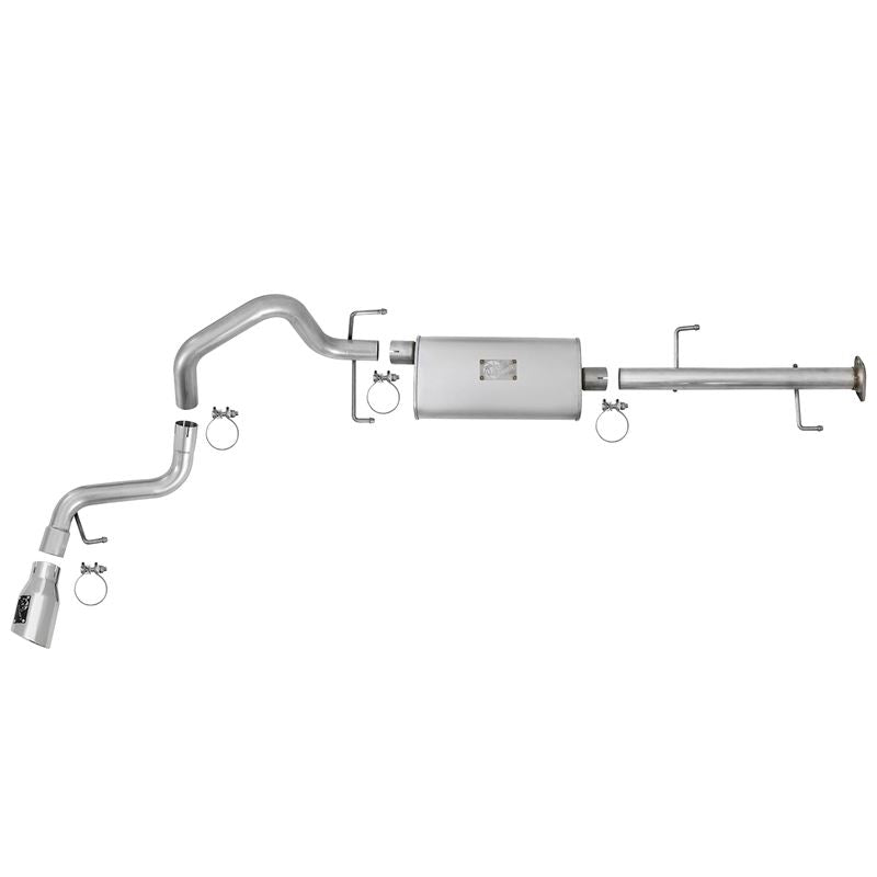 aFe Scorpion 2-1/2 IN Aluminized Steel Cat-Back Exhaust System w/ Polished Tip (49-06039-P)