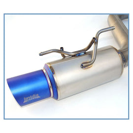 Invidia 08-14 WRX/STi 5 Door 80mm Single Outlet Full Titanium Cat-Back Exhaust (HS08SW5TRG)