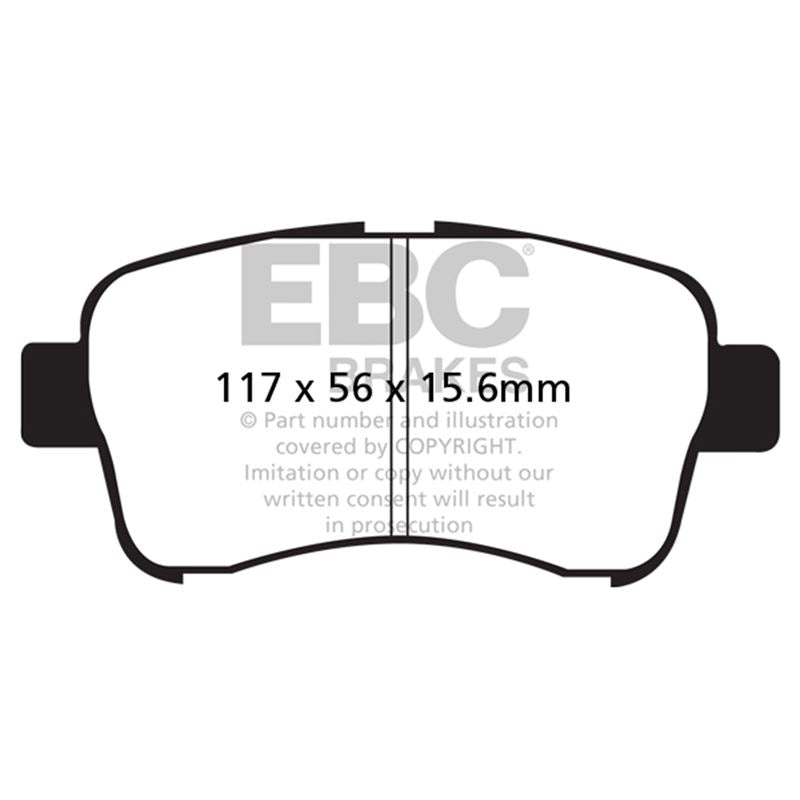 EBC Greenstuff 2000 Series Sport Brake Pads (DP21699)