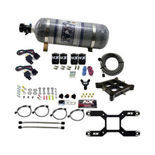 Load image into Gallery viewer, Nitrous Express 4150 Dual Stage Billet Crossbar Nitrous Kit (50-300 &amp; 100-500HP) w/Composite Bottle (66042-12)