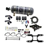 Nitrous Express 4150 Dual Stage Billet Crossbar Nitrous Kit (50-300 & 100-500HP) w/Composite Bottle (66042-12)