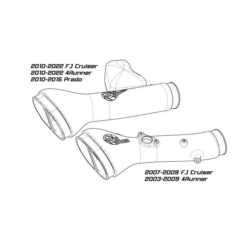 aFe Power Cold Air Intake System for 2003-2009 Toyota 4Runner(50-70095D)
