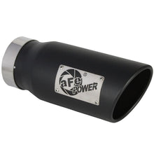 Load image into Gallery viewer, aFe MACH Force-Xp 409 Stainless Steel Clamp-on Exhaust Tip Black (49T40501-B12)