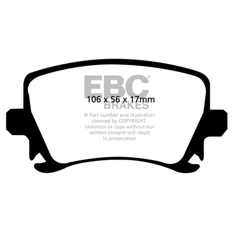 EBC Yellowstuff Street And Track Brake Pads (DP41518R)