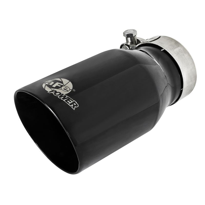 aFe MACH Force-Xp 409 Stainless Steel Clamp-on Exhaust Tip Black (49T25354-B07)