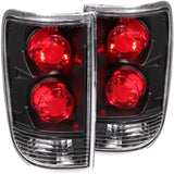 ANZO USA 1995-2005 Chevrolet Blazer Taillights Black (211005)