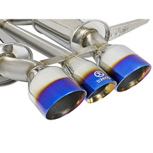 Load image into Gallery viewer, Takeda 3 IN 304 Stainless Steel Cat-Back Exhaust System w/ Blue Flame Tip (49-36616-L)