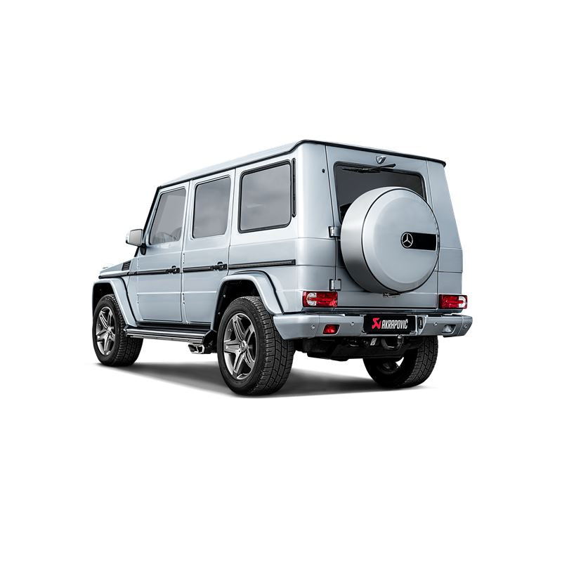 Akrapovic 15-17 Mercedes Benz G63 AMG (W463) Evolution Line Cat Back (Titanium) w/ Titanium Tips (S-ME/TI/2H)