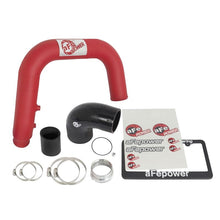 Load image into Gallery viewer, aFe BladeRunner 2-1/2 IN Aluminum Hot Charge Pipe Red (46-20268-R)