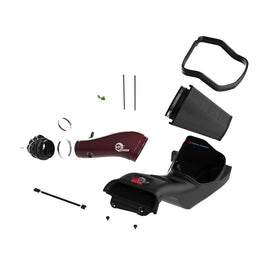 aFe Power Red Carbon Track Series Air Intake w/ P5R Filter for 23-24 Ford F150 Raptor R V8 5.2L Supercharged (57-10030KR)