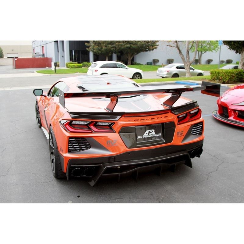 APR Performance Chevrolet Corvette C8 GTC-500 Adjustable Wing 2020-2023 (AS-107489)