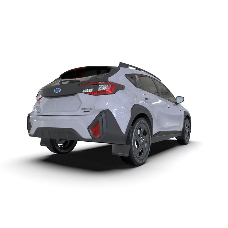 Rally Armor Black Mud Flap/Grey Logo for 2024 Subaru Crosstrek (MF106-UR-BLK-GRY)