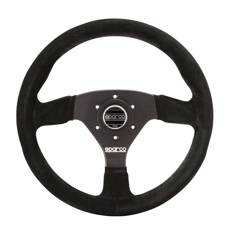 Sparco Strwhl R383 Leather Black/Black (015R383PLUN)