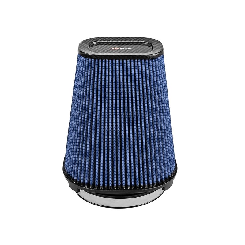 aFe Track Series Intake Replacement Air Filter w/ Pro 5R Media - Carbon Fiber top (24-90110-CF)