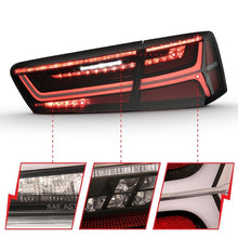 Load image into Gallery viewer, ANZO USA Tail Light Assembly, LED, Smoke Lens, Black Housing, Pair, 4 PCS, w/Sequential Signal, (321351)