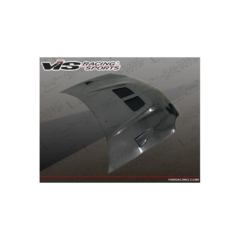 VIS Racing EVO Style Black Carbon Fiber Hood (00DGNEO4DEV-010C)