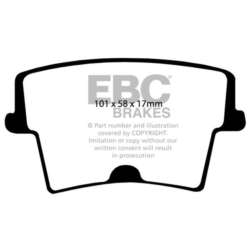 EBC Yellowstuff Street And Track Brake Pads (DP41722R)