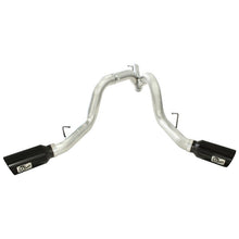 Load image into Gallery viewer, aFe ATLAS 4 IN Aluminized Steel DPF-Back Exhaust System w/Black Tip (49-04043-B)