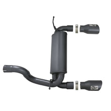 Load image into Gallery viewer, aFe Rebel Series 2-1/2 IN 409 Stainless Steel Axle-Back Exhaust System w/ Black Tips (49-48067-B)