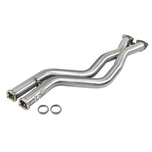 Load image into Gallery viewer, aFe Twisted Steel 2-1/2 IN 304 Stainless Steel Race Series X-Pipe (48-36324)