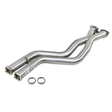 aFe Twisted Steel 2-1/2 IN 304 Stainless Steel Race Series X-Pipe (48-36324)