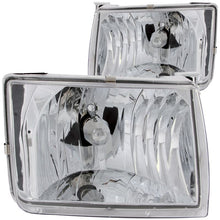 Load image into Gallery viewer, ANZO USA 1998-2000 Nissan Frontier Crystal Headlights Chrome (111049)