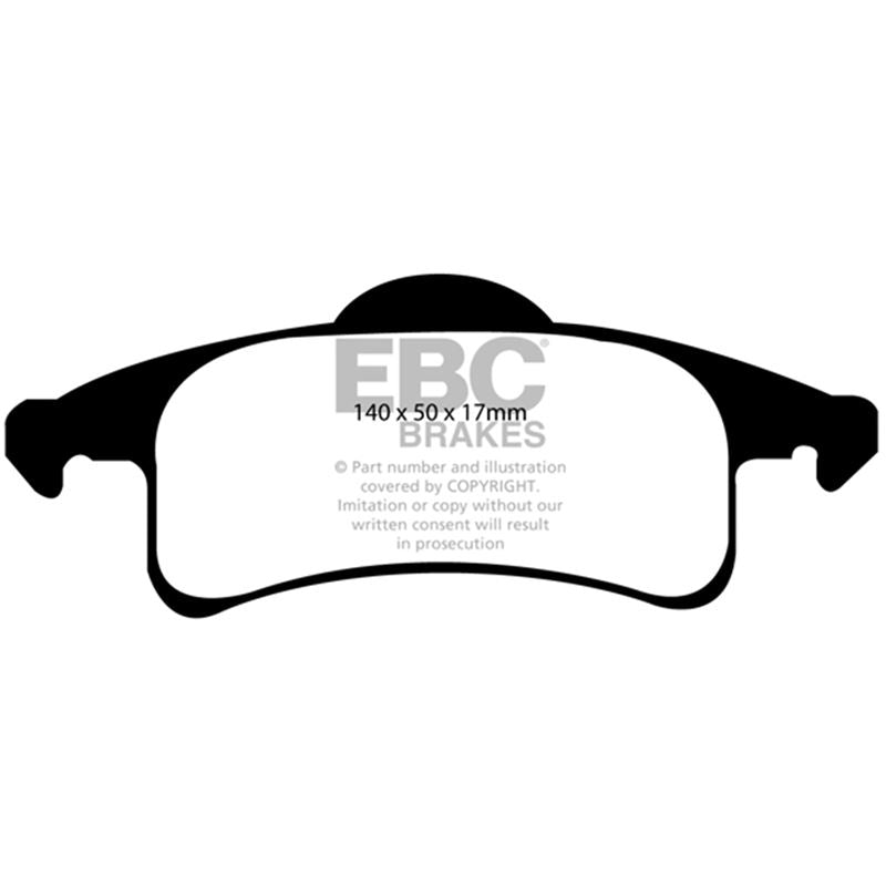 EBC Yellowstuff Street And Track Brake Pads (DP41606R)